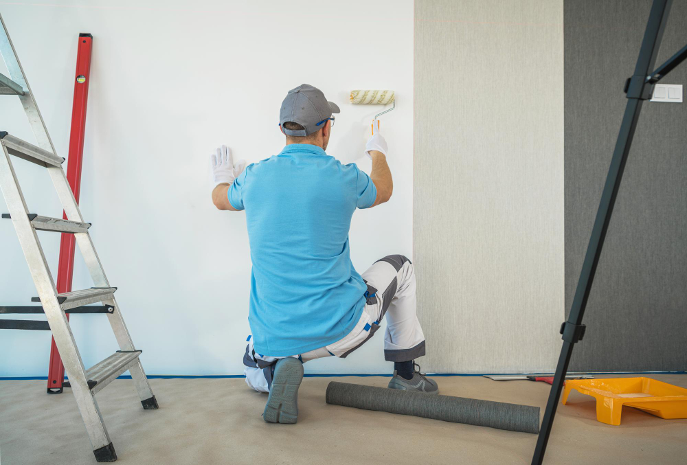 Surface preparation before interior painting